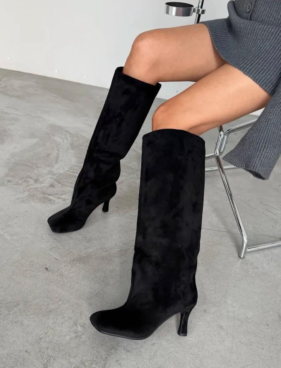 замшевые сапоги,замшевые сапоги на каблуке,сапоги коричневые на каблуке,натуральные замшевые сапоги женские,сапоги трубы на каблуке