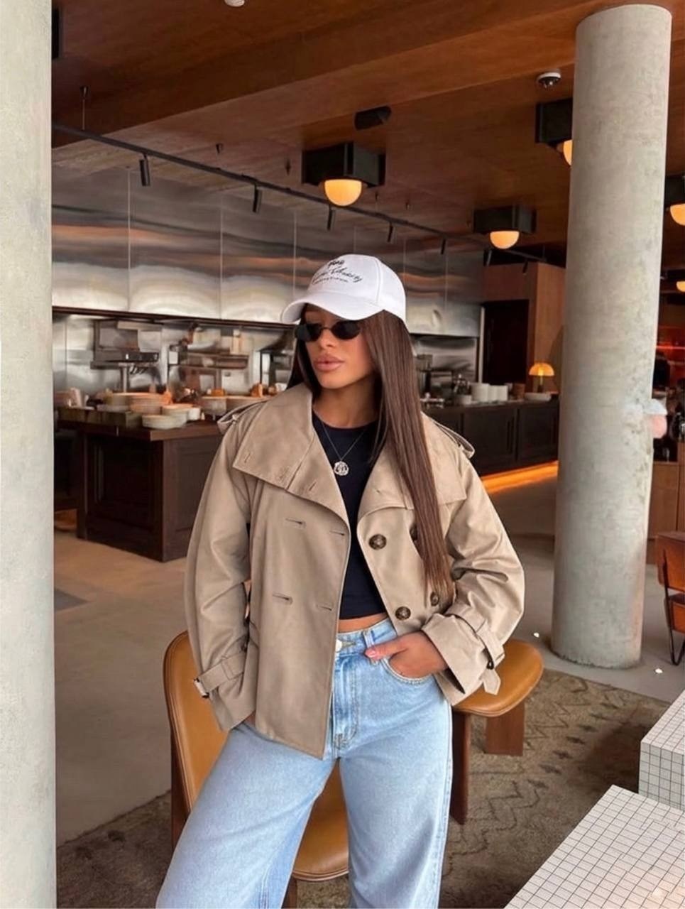 тренч женский короткий,женский тренч,тренч с поясом,тренч двубортный,тренч