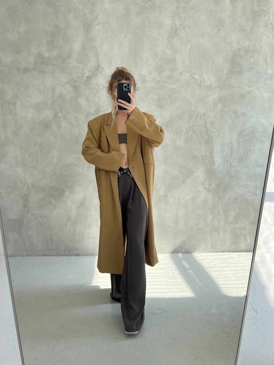 бежевый брючный костюм,широкие брюки,мода стиль,стильные наряды