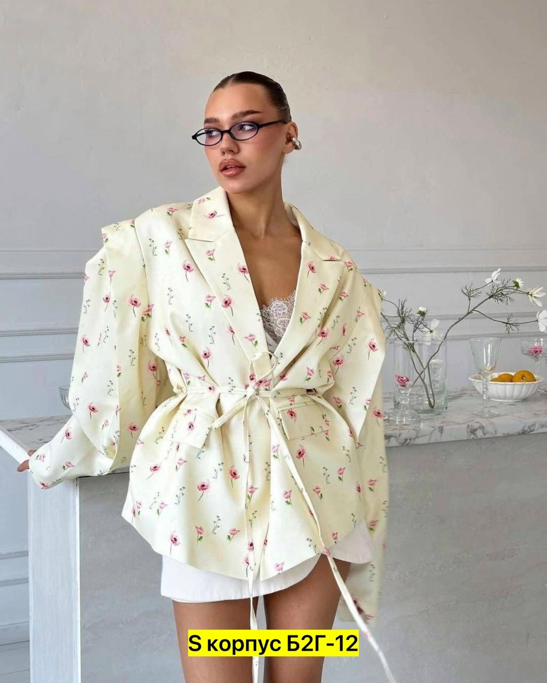 пиджак оверсайз цветочный принт,пиджак с цветочным принтом,пиджак,жакет женский цветочный принт,huisong модный пиджак с цветочным принтом