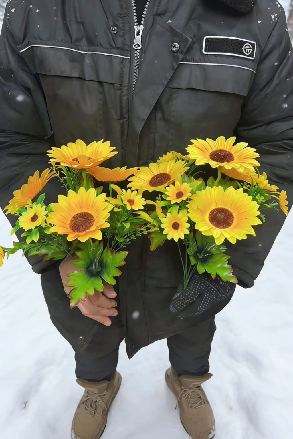 цветок искусственный "подсолнух",букет из подсолнуха,букет подсолнух,искусственные подсолнухи,подсолнух