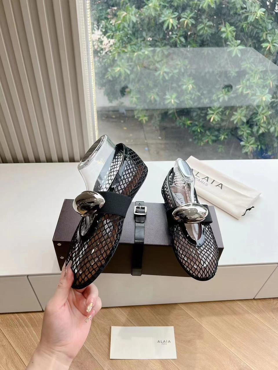 балетки alaia,балетки в сетку,плетеные балетки,балетки женские,