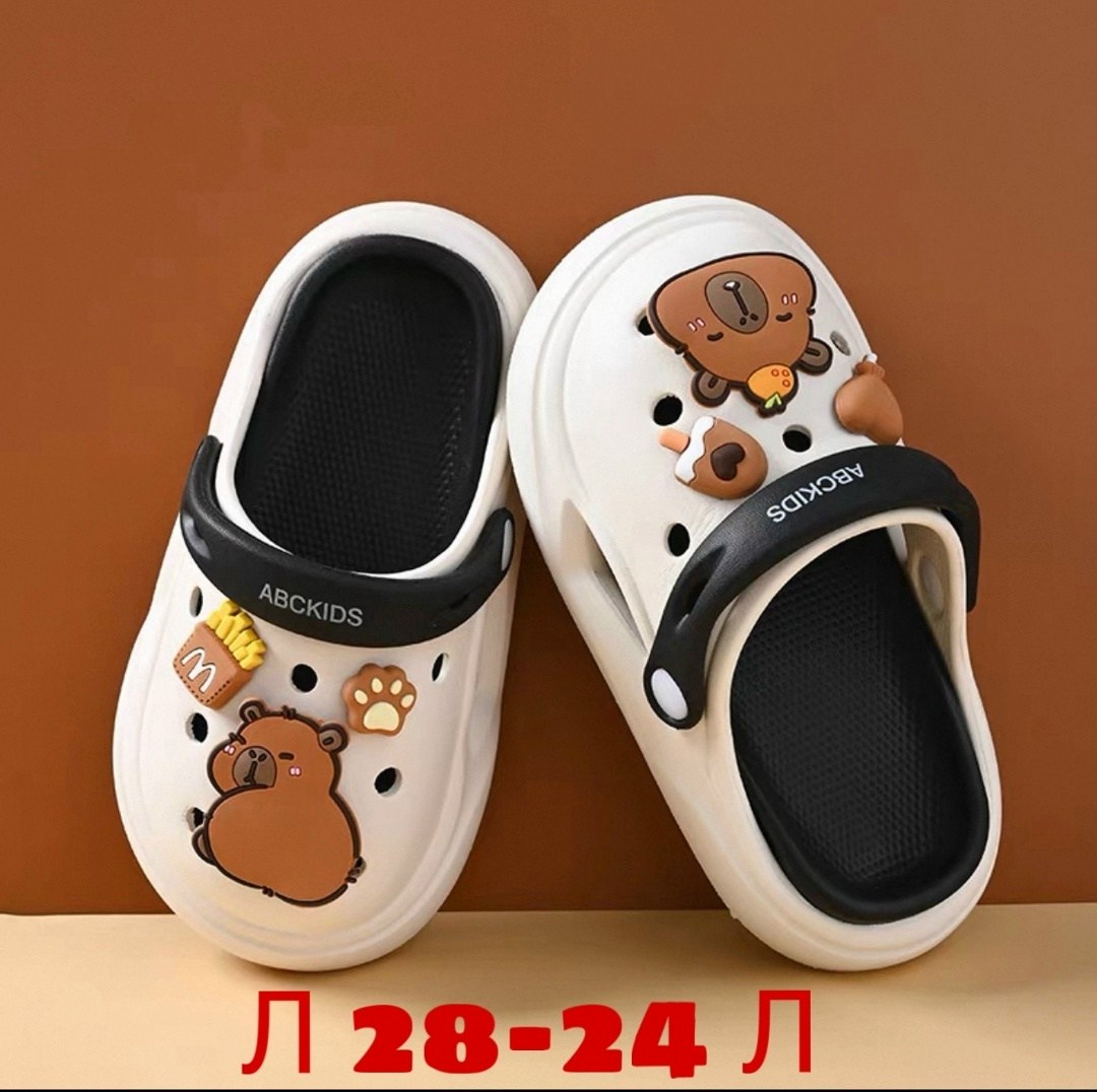 сандали кроксы с джибитсами,летние тапочки для детей,кроксы сабо детские,кроксы с джибитсами,тапочки милые