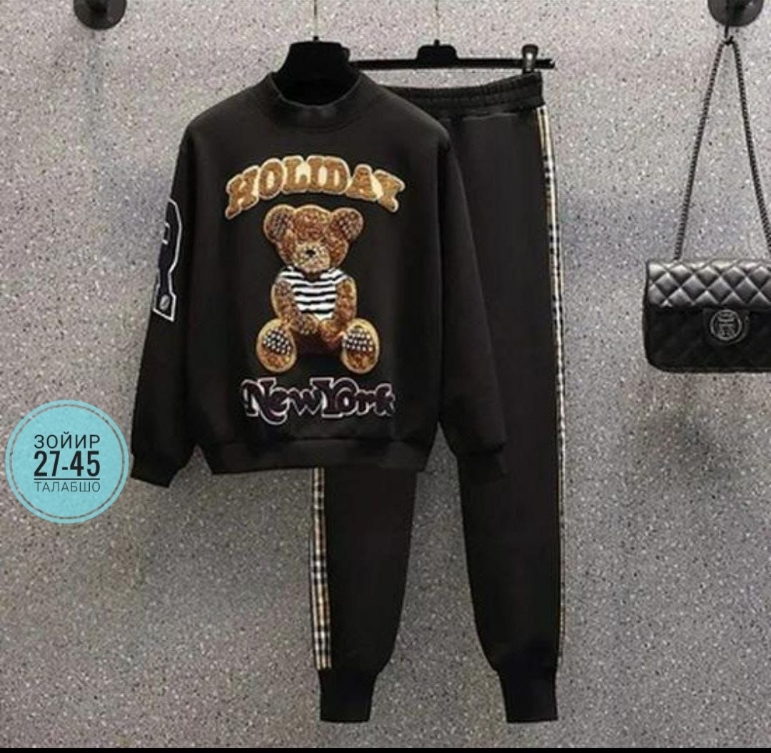 костюм на флисе,спортивный костюм,повседневный спортивный костюм,мужские повседневные спортивные костюмы,спортивный костюм женский с мишкой