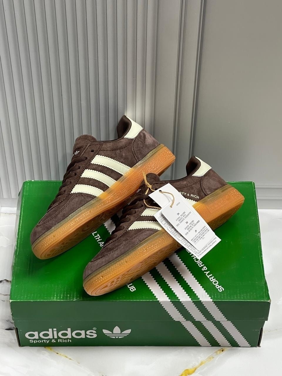 кроссовки летние adidas sporty and rich adidas цвет коричневый,кроссовки adidas handball spezial sporty & rich brown кеды adidas samba 430107665,кроссовки adidas handball spezial sporty & rich brown,к