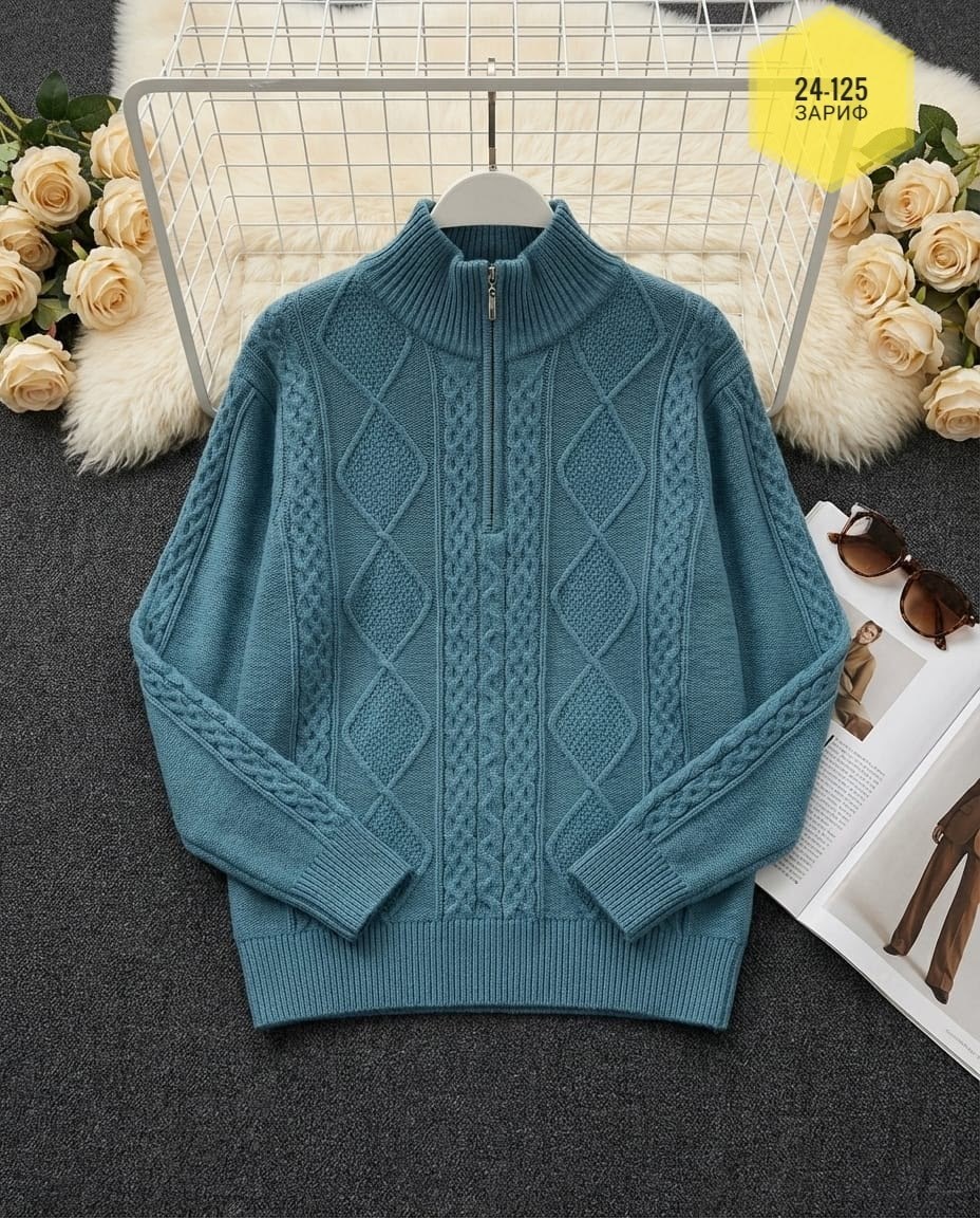 модные свитера,женский корейский пуловер с воротником-поло на молнии винтажный вязаный свитер,вязаные свитера,женский вязаный свитер,вязаный пуловер
