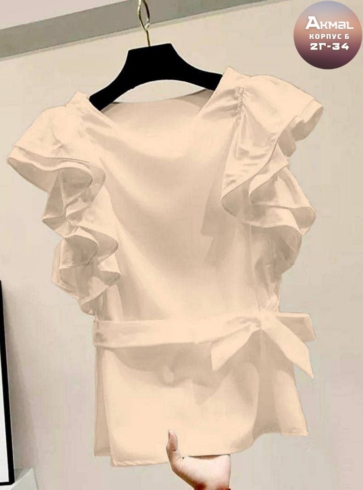 блузка с оборками,женская блуза,блузка с рюшей,стильная блуза,женская блузка