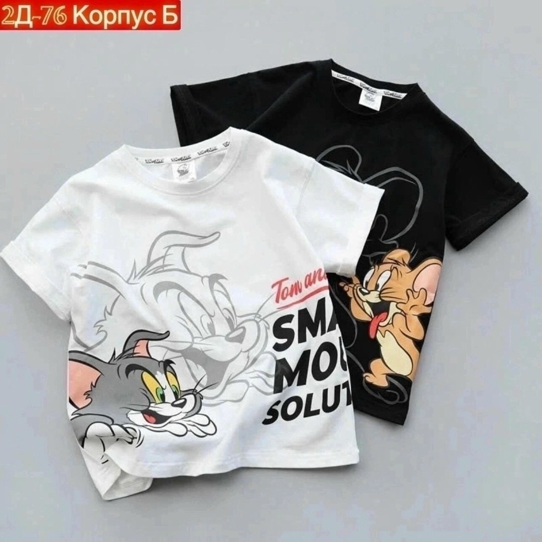 футболка том и джерри,футболки детская с принтом,футболки для мальчика,футболка детская том и джерри,футболки детские
