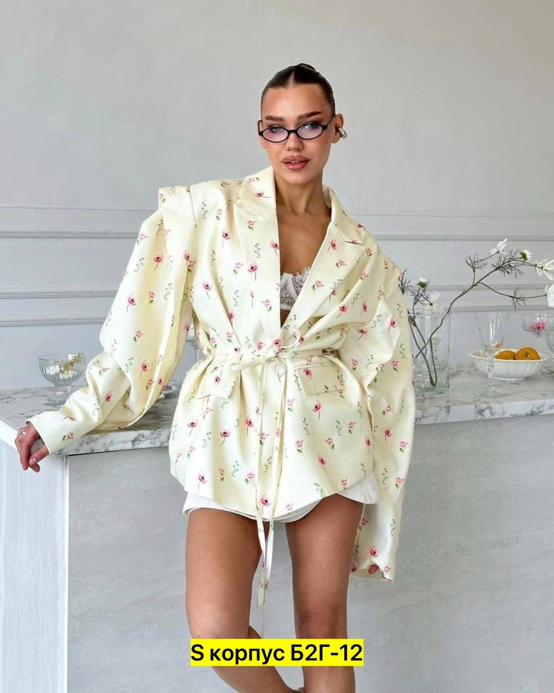 пиджак оверсайз цветочный принт,пиджак с цветочным принтом,пиджак,жакет женский цветочный принт,huisong модный пиджак с цветочным принтом