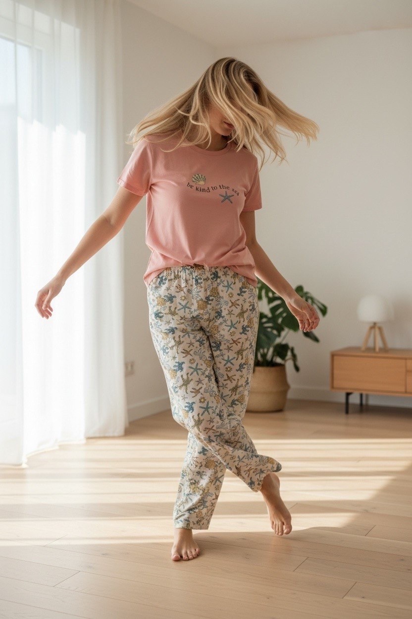 пижама,женская пижама,пижама женская с брюками,одежда для дома,комплект домашний