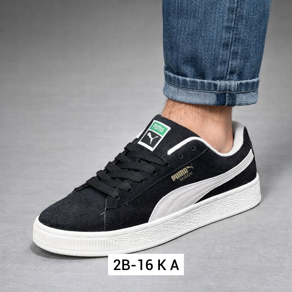 замшевые кроссовки suede classic puma черный,puma suede classic,,puma suede classic кроссовки,puma suede