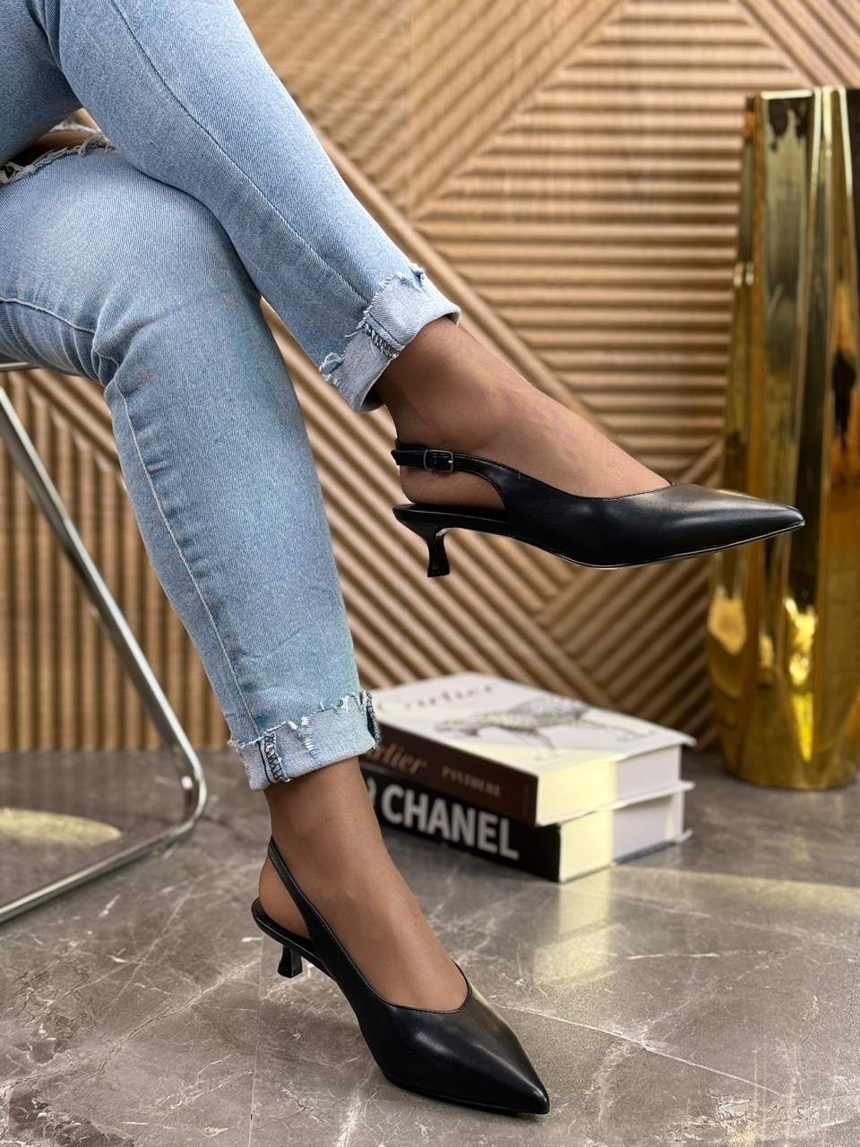 туфли с острым носом слингбэки открытая пятка millions fashion shoes 235102458,женская ,туфли лодочка,туфли лодочки женские,женские каблуки