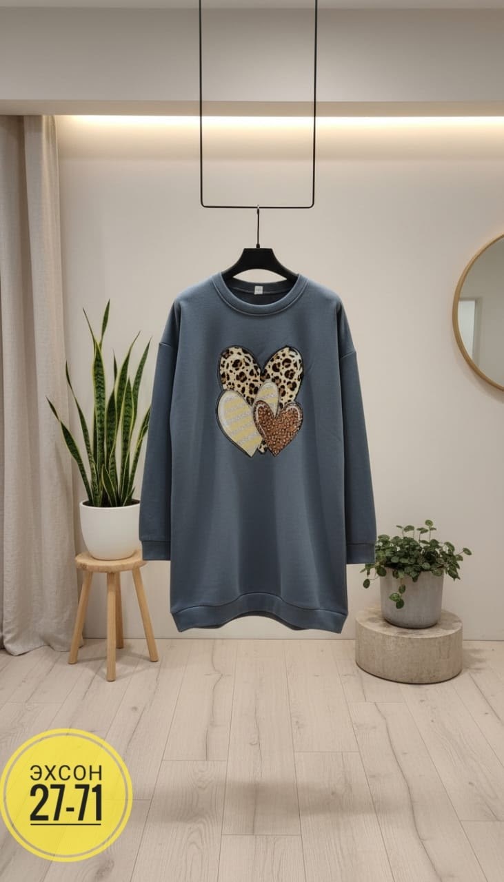 платье толстовка,платье женское,трикотажное платье,базовая кофта,платье на флисе