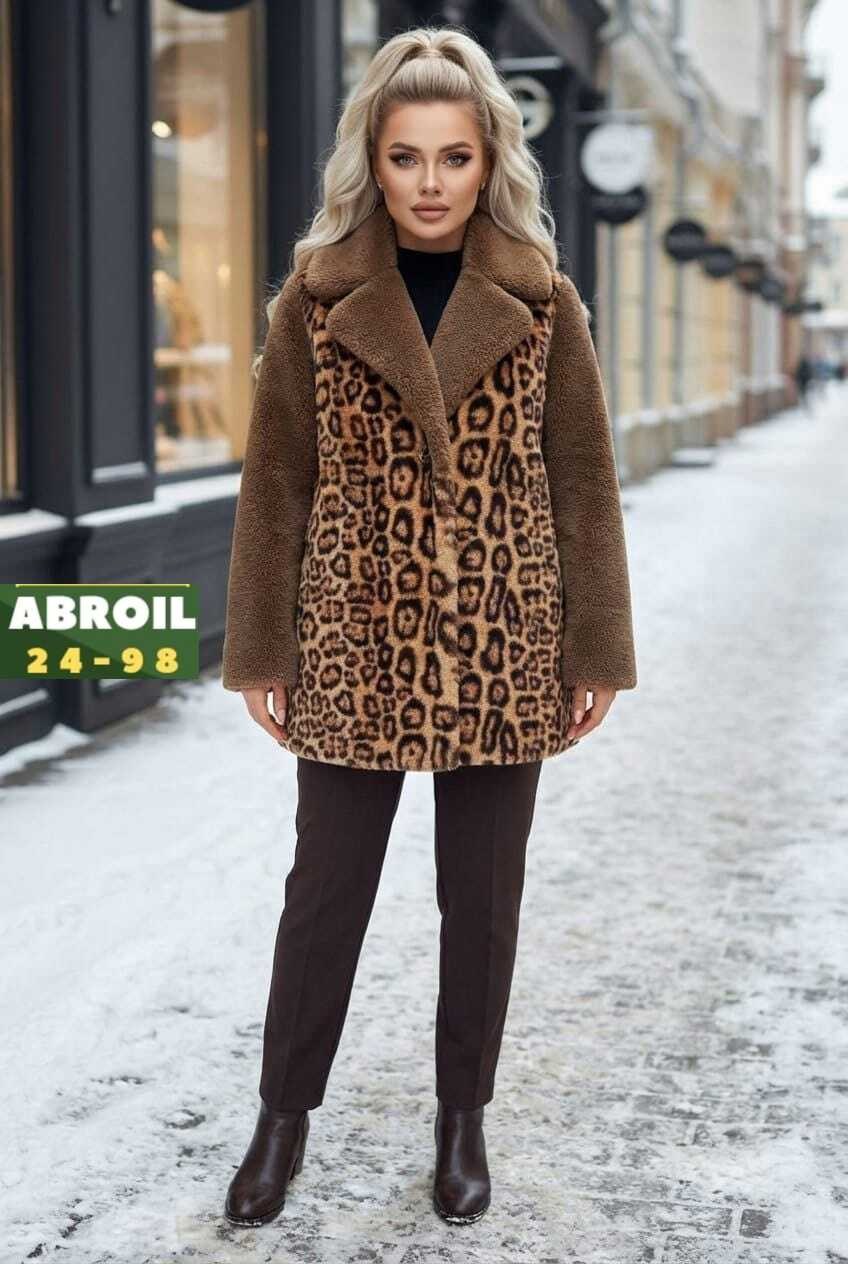 леопардова шуба,леопардовая шуба гесс,женская куртка из искусственного меха с леопардовым принтом,шуба леопард,дублёнка зимняя