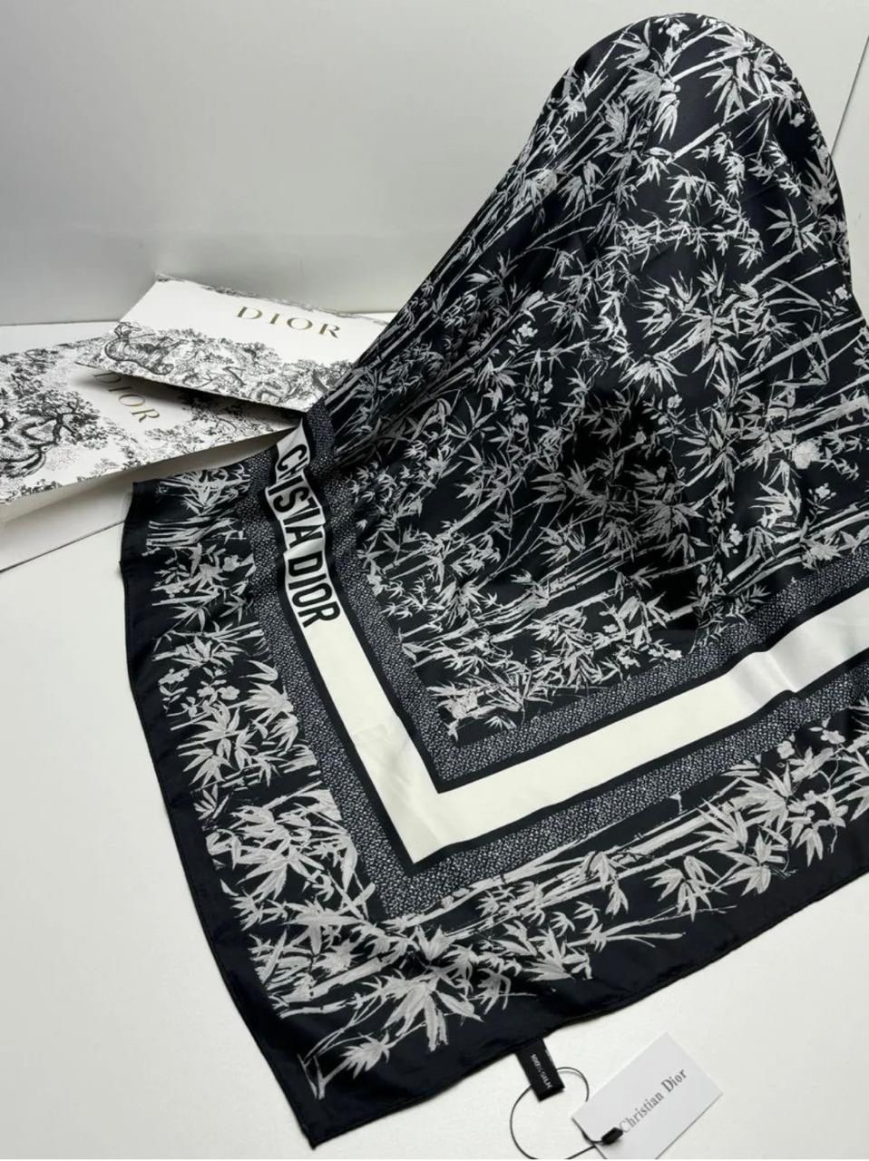 брендовый платок,платок диор,платок женский,платок диор оригинал,шелковый платок