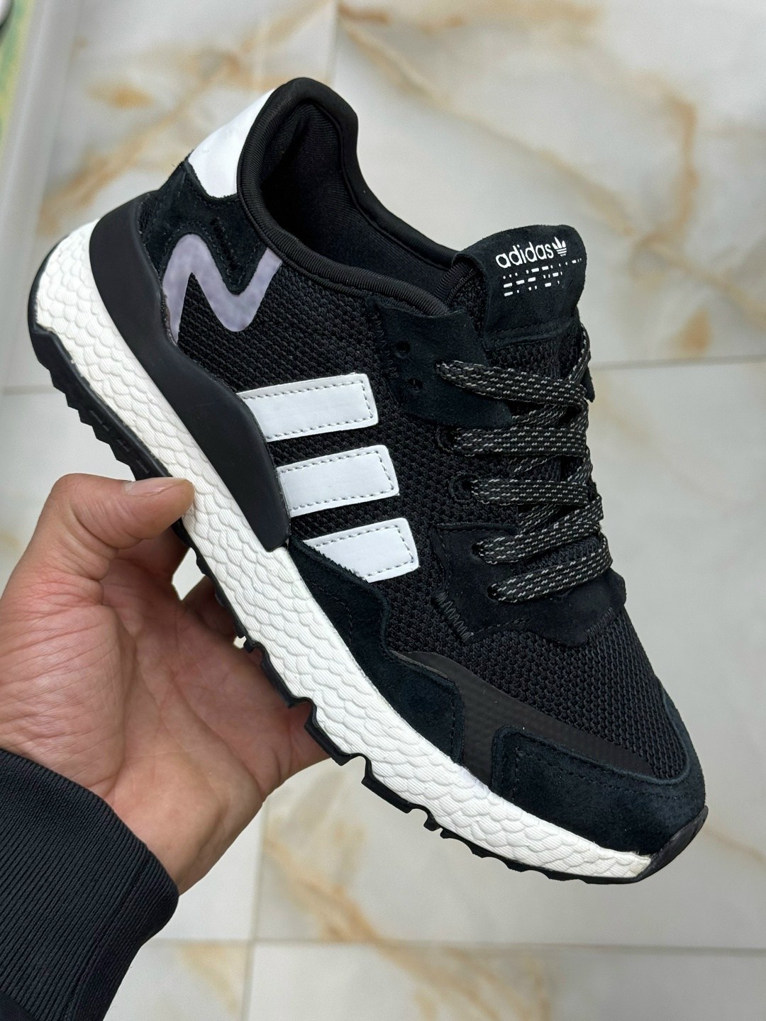 кроссовки adidas nite jogger,кроссовки adidas,кроссовки мужские adidas,адидас найт джогер кроссовки черно белые,мужские кроссовки adidas nite jogger