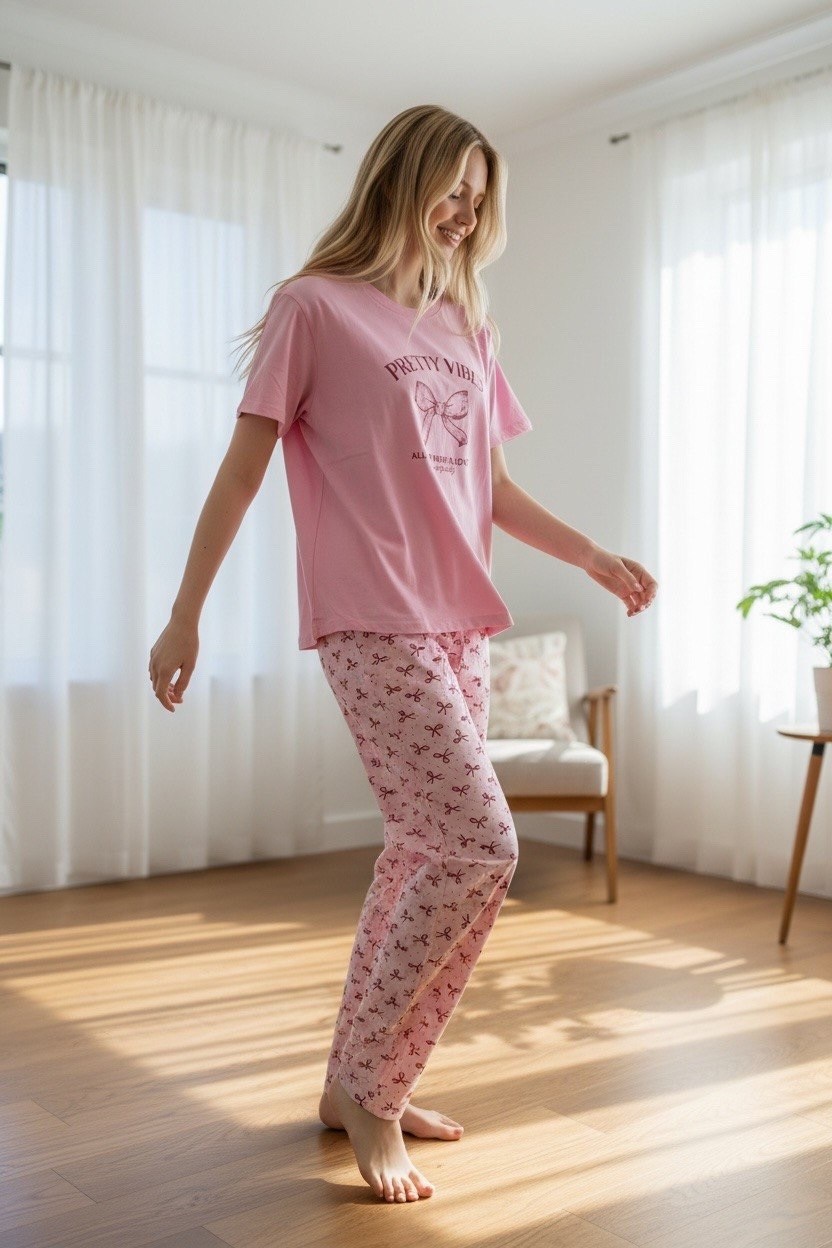 пижама,женская пижама,пижама женская с брюками,одежда для дома,комплект домашний