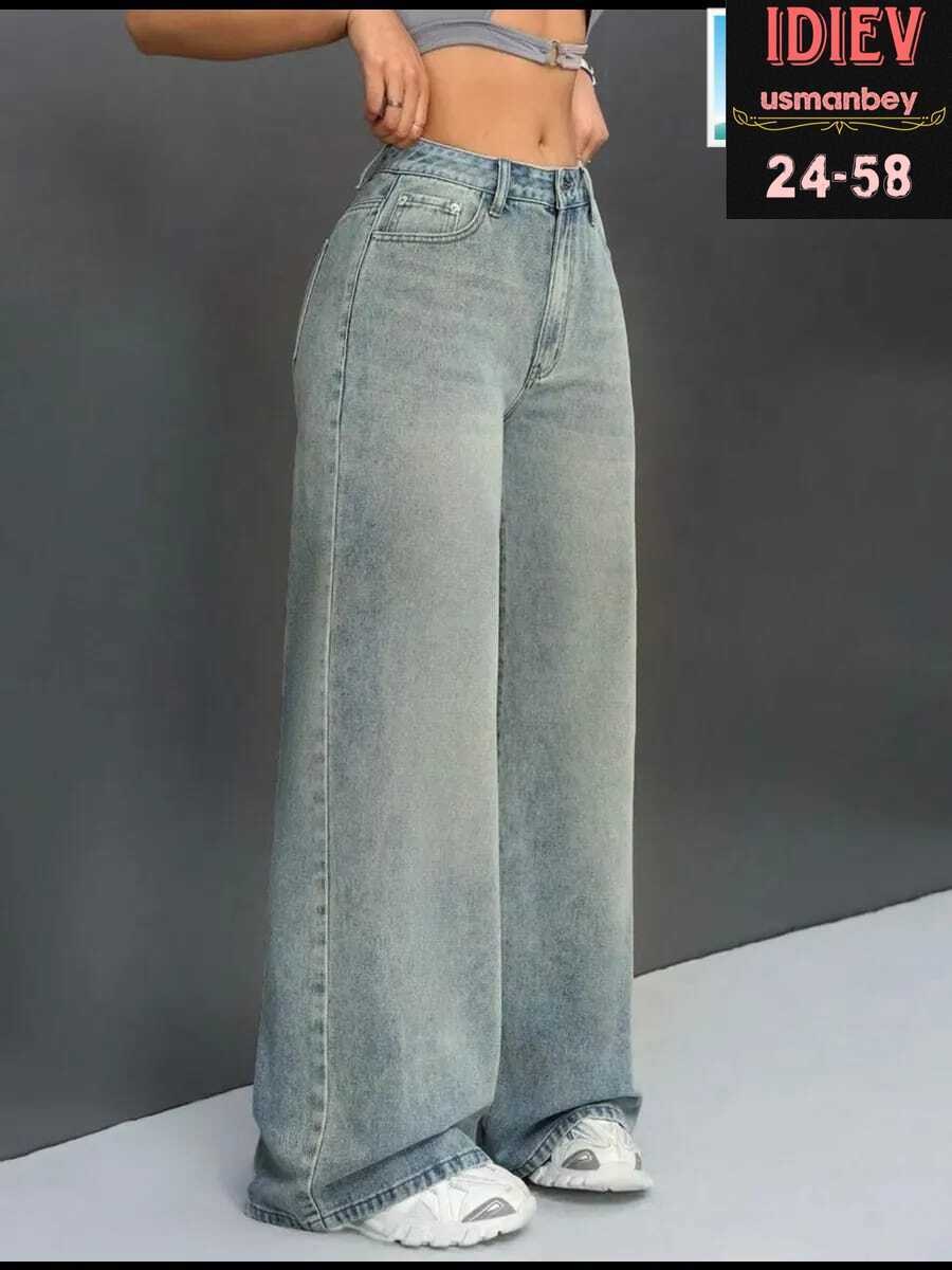 джинсы женские широкие,широкие джинсы,женские джинсы,широкие джинсы трубы,джинсы модные