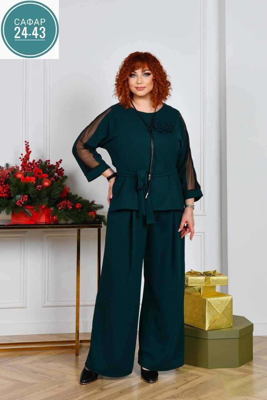 костюм брючный праздничный,вечерний костюм больших размеров dlm style 273396847,брючный костюм,малиновый брючный костюм,брючный костюм koketka i k 1065 бордо