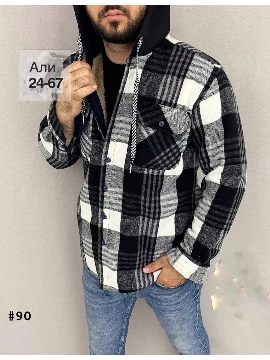 рубашка на меху,рубашка утепленная на меху зимняя в клетку,рубашка теплая мужская,рубашка на меху зимняя в клетку,куртка в клетку