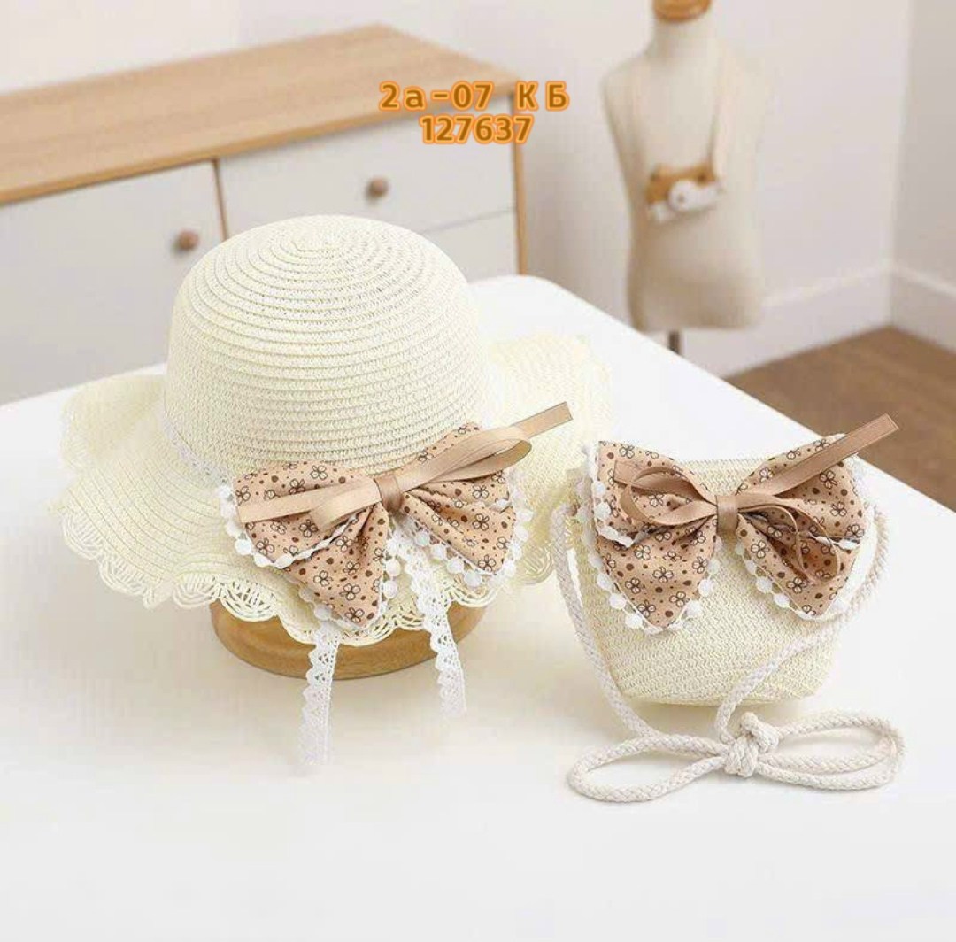 соломенная шляпа с сумочкой,детская соломенная шляпа с сумочкой,детская соломенная шляпа с сумкой,шляпа соломенная летняя с сумочкой,соломенная шляпка и сумочка для девочки