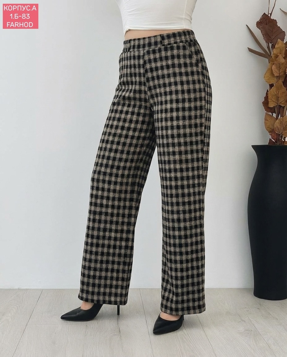 женские брюки,брюки жен,модные брюки,брюки в клетку,женские брюки в клетку