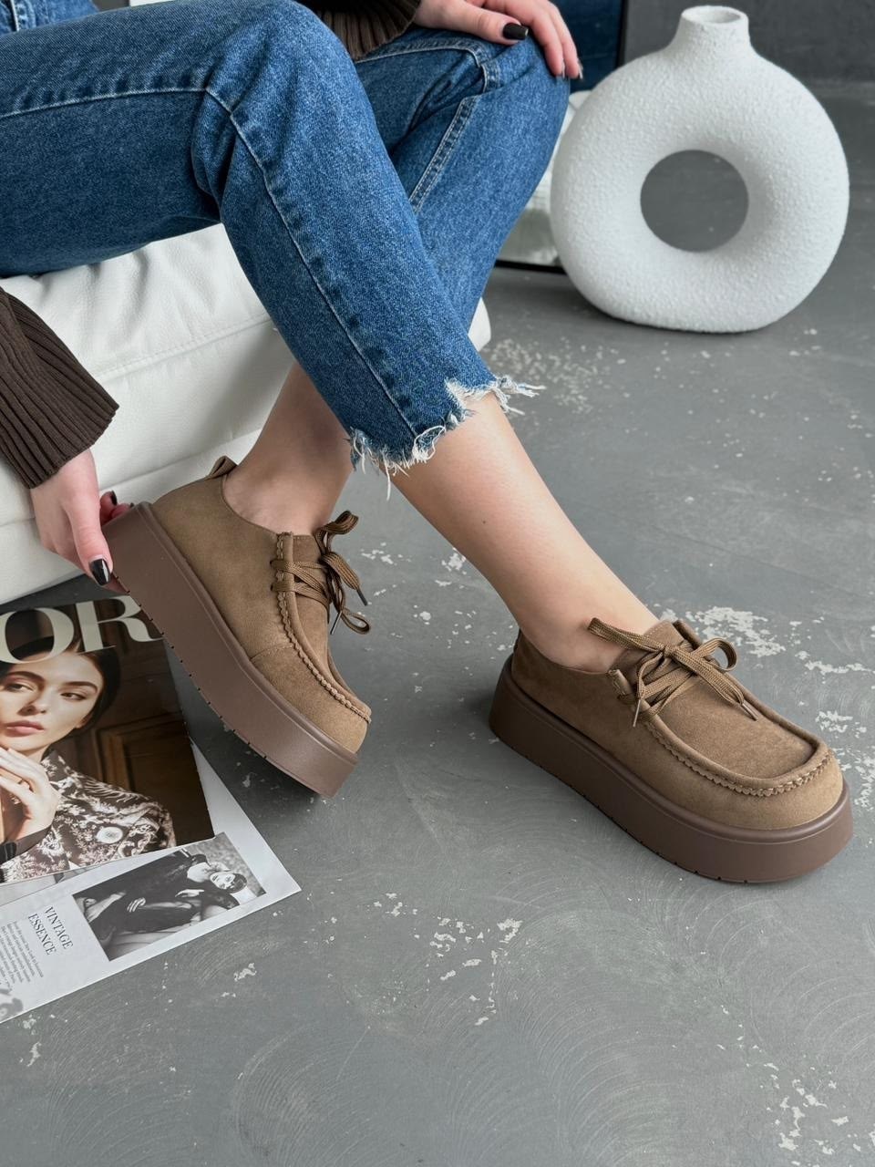 , женская,женские полуботинки,повседневная ,замшевые кроссовки