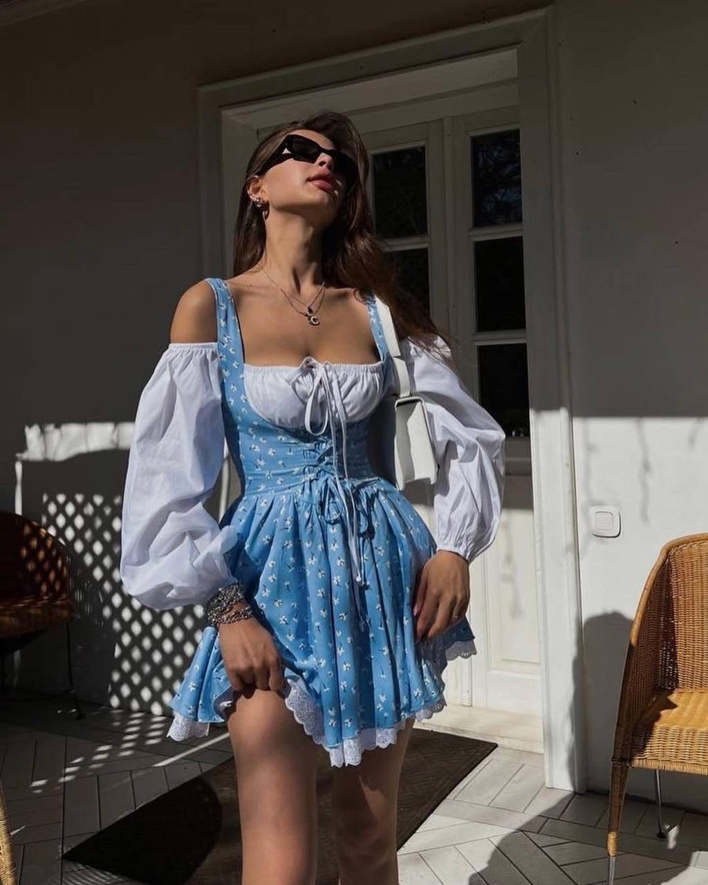 летнее платье,летнее платье женское,платье сарафан,сарафан с оборками,женское платье