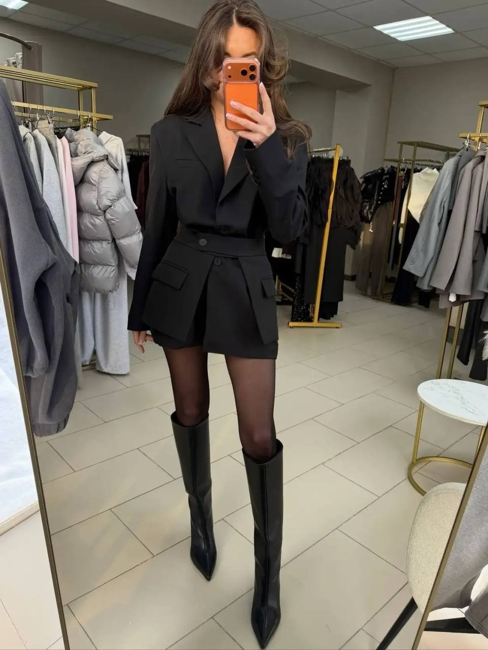 элегантный женский костюм,пиджак женский,жакет,жакет (пиджак) beauty annette a5386 черный,платье-пиджак