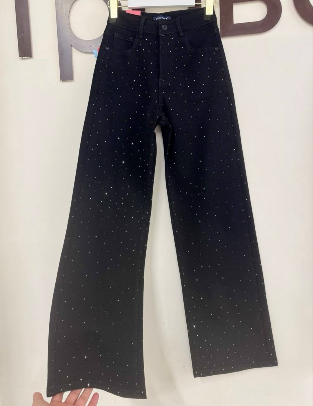 джинсы женские,джинсы брюки,джинсы широкого кроя со стразами, коричневый,джинсы бежевые,коричневые джинсы