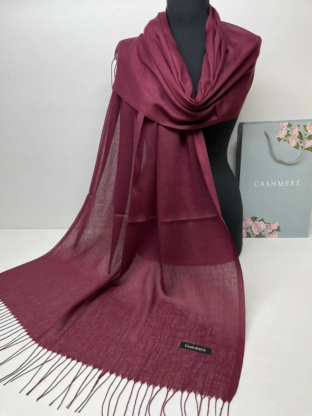 палантин однотонный кашемир,палантин женские,палантин cashmere двухсторонний,шарфы кашемир двусторонние,палантин однотонный кашемир тонкие