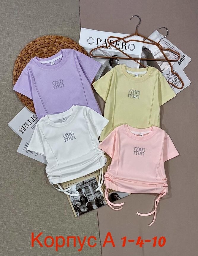 футболка для девочки ,футболки для девочек,футболка для девочки укороченная,топ футболка для девочки, оптом