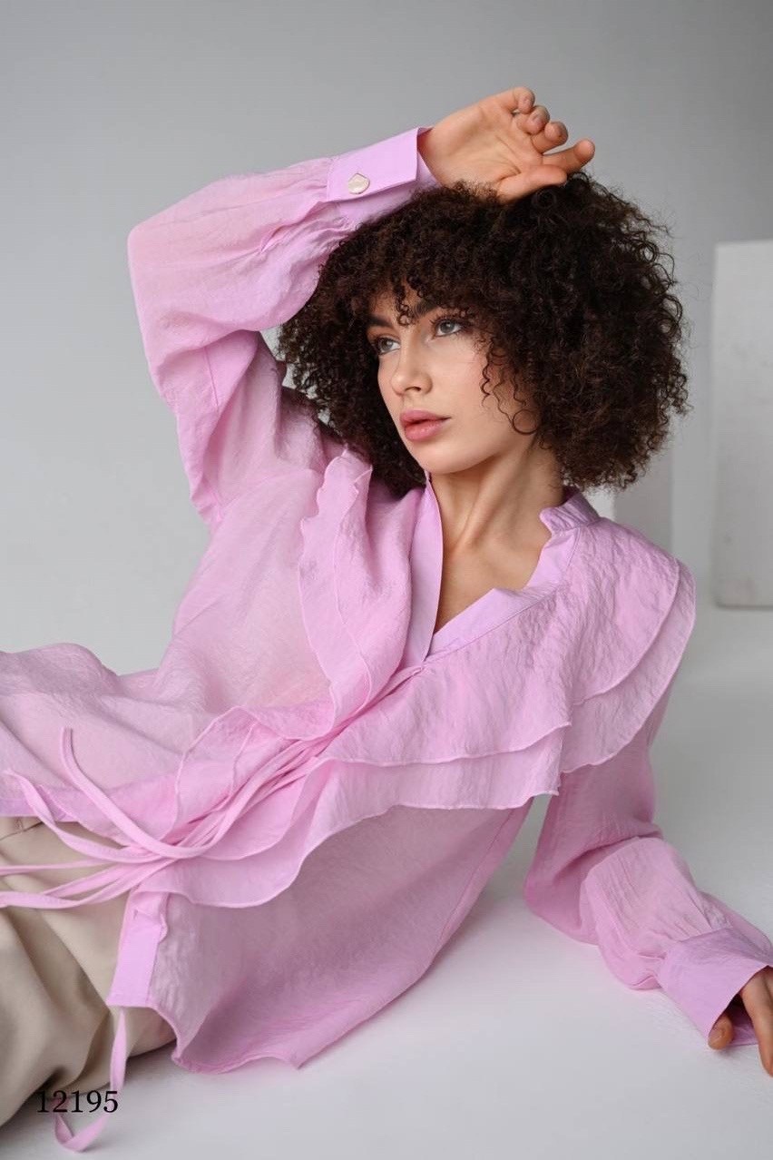 блузка с оборками,женские блузки,блуза с завязками,блузка с рюшами,блуза