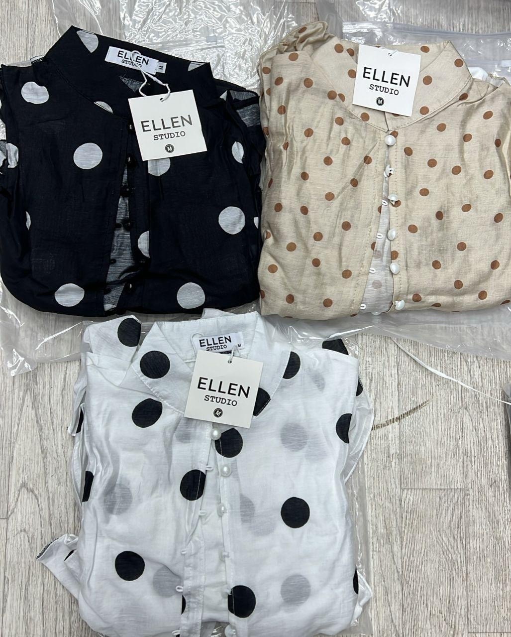 блузка с оборками,женская блузка,блузка с воротником,блузка женская шифоновая в горошек с воротником-бантом,блузка в горошек