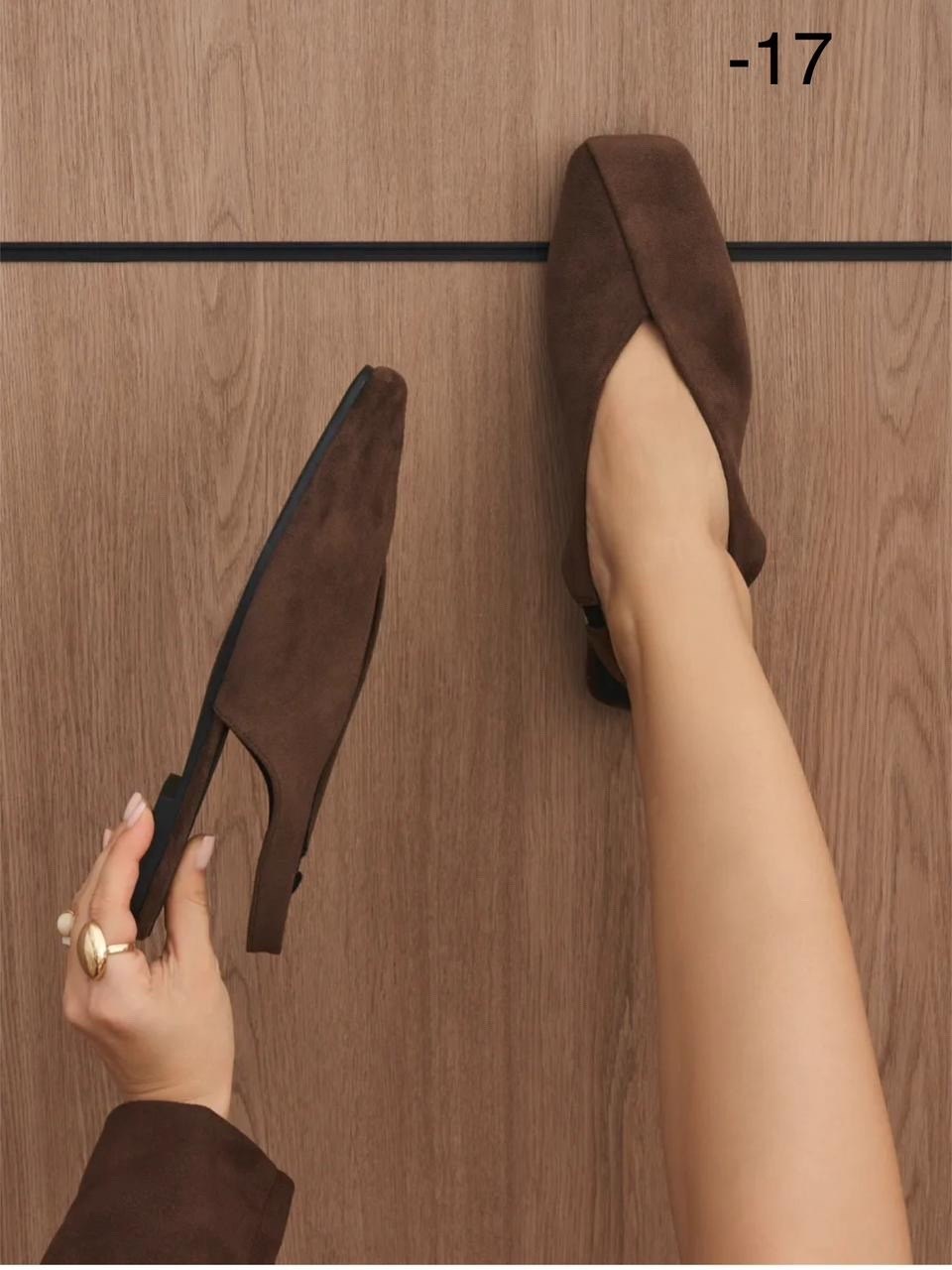 туфли мюли замшевые,балетки замшевые,мюли замшевые,, женская