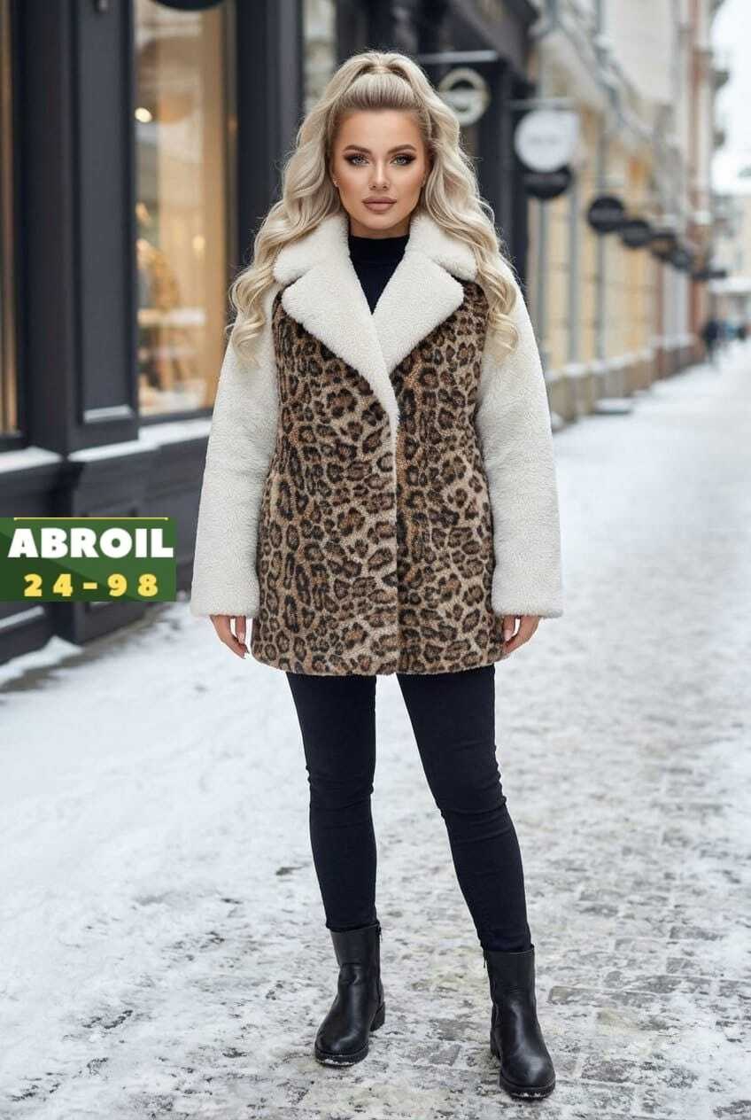леопардова шуба,леопардовая шуба гесс,женская куртка из искусственного меха с леопардовым принтом,шуба леопард,дублёнка зимняя