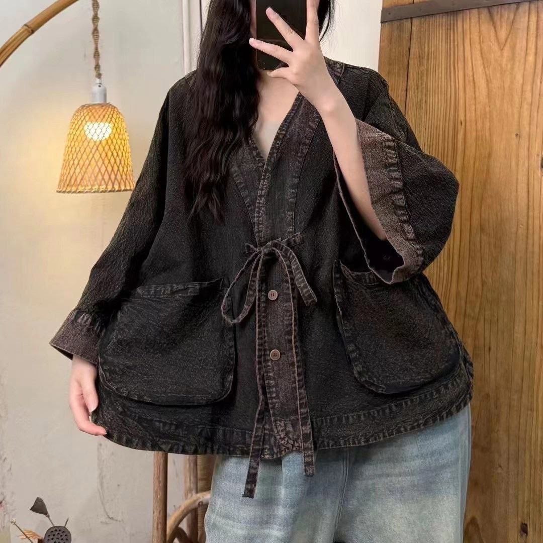 женские джинсовые пальто,джинсовая куртка женская,джинсовое пальто,джинсовая куртка,повседневная куртка