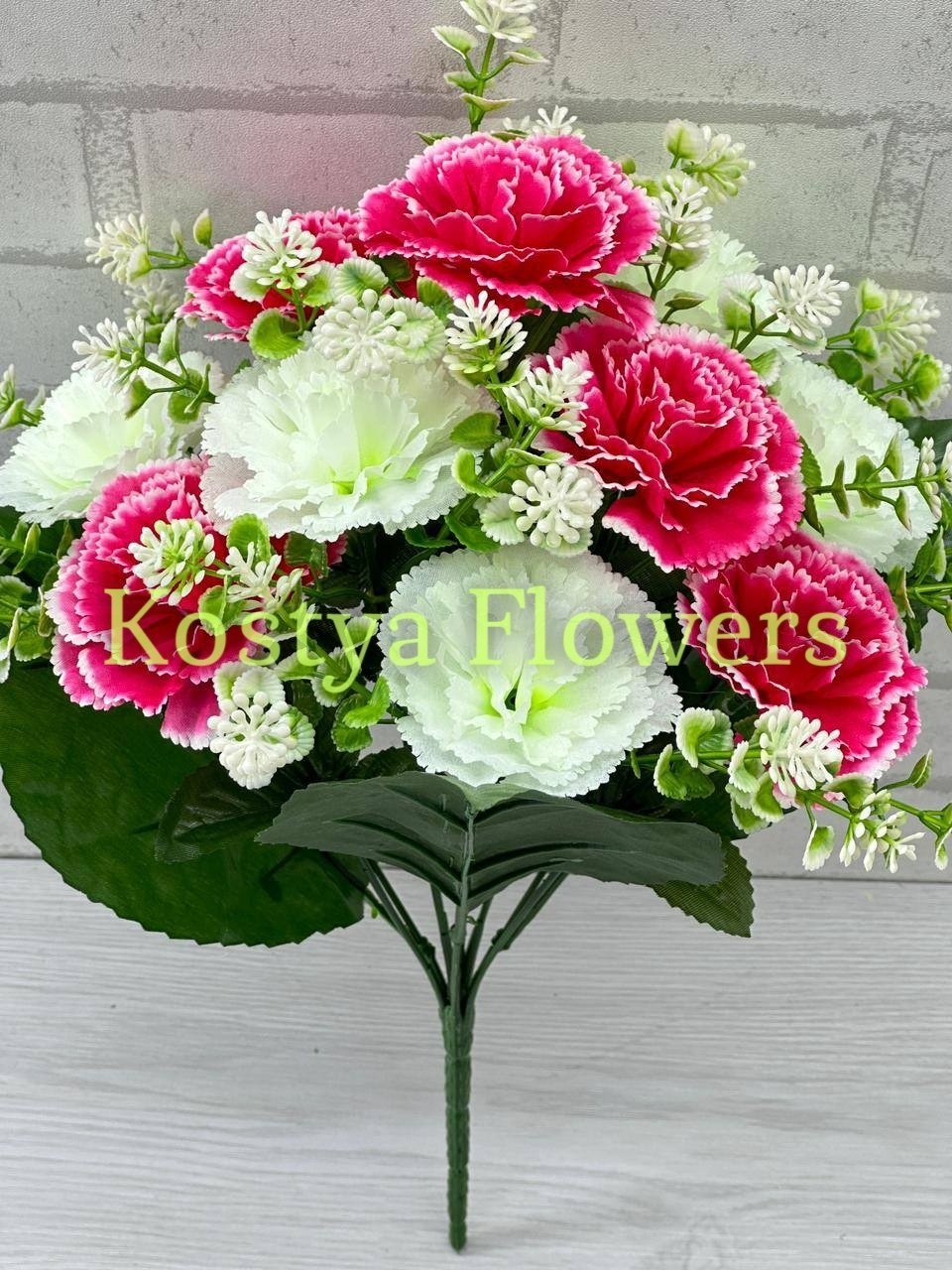 гвоздика искусственная цветы,цветок искусственная,букет гвоздик,гвоздика желтая,искусственные гвоздики