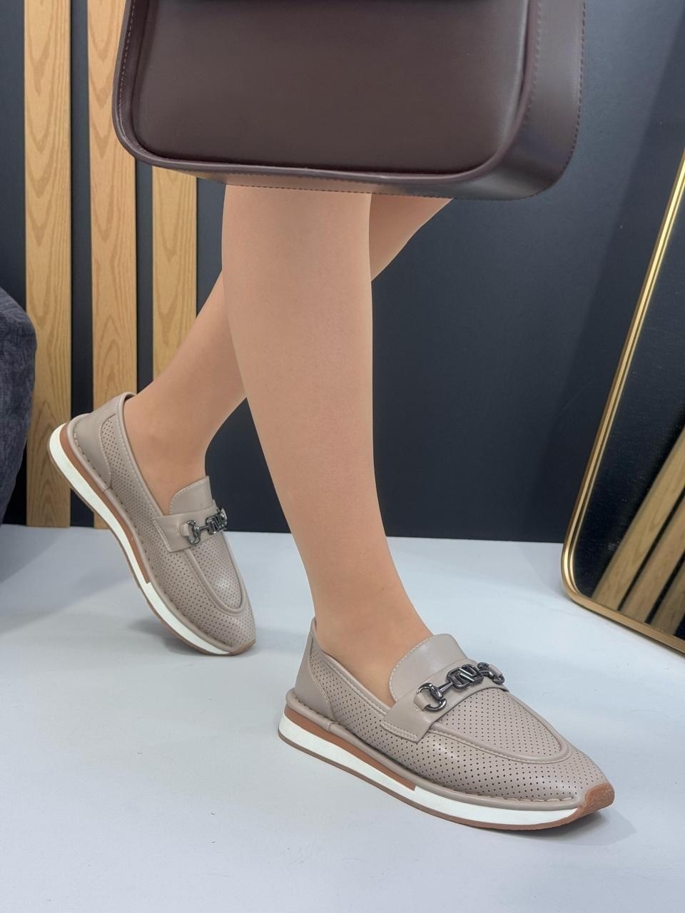 ,женские мокасины, женская,мокасины с перфорацией,лоферы женские