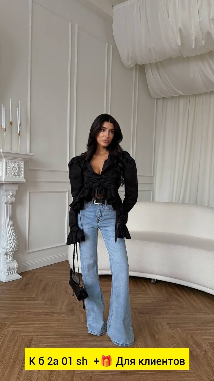 блузка с оборками,женская рубашка,женская рубашка с объемными рукавами,женская блузка,рубашка блузка