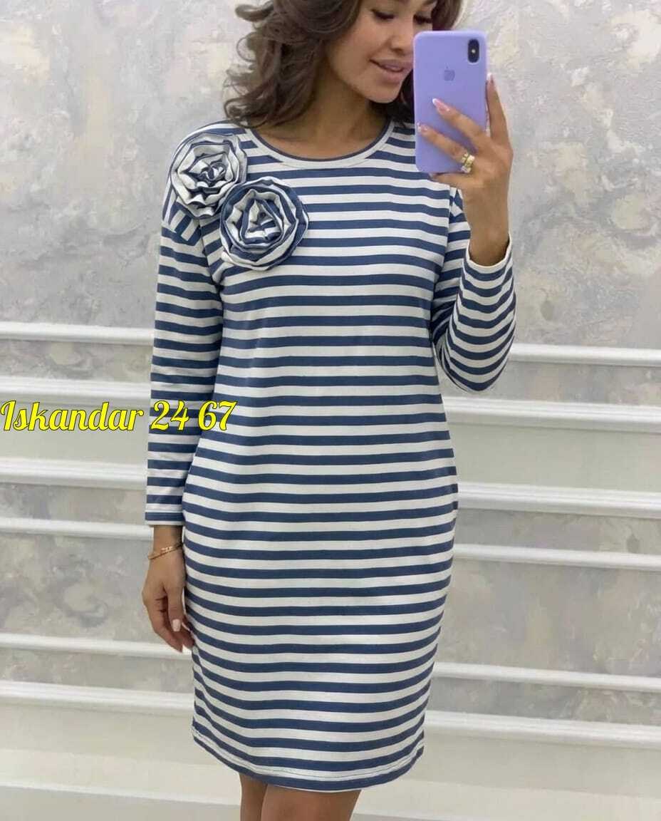 платье,женское платье,платье в полоску теплое,модное платье,трикотажное платье