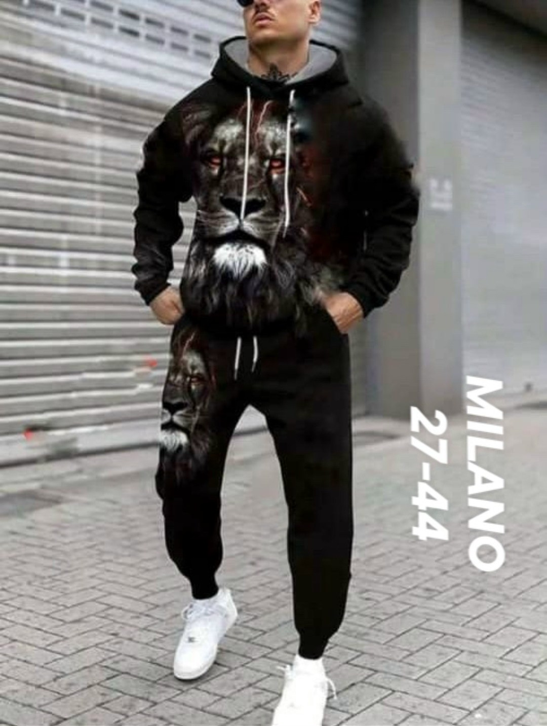 спортивные костюмы мужские,спортивные костюмы,спортивный костюм с принтом мужской лев,костюм на флисе мужской,спортивный костюм со львом