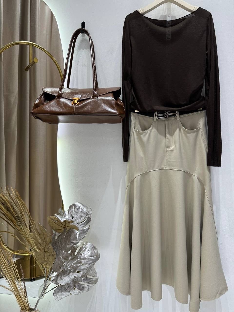 модные образы,модный стиль,юбка миди,образы в офис