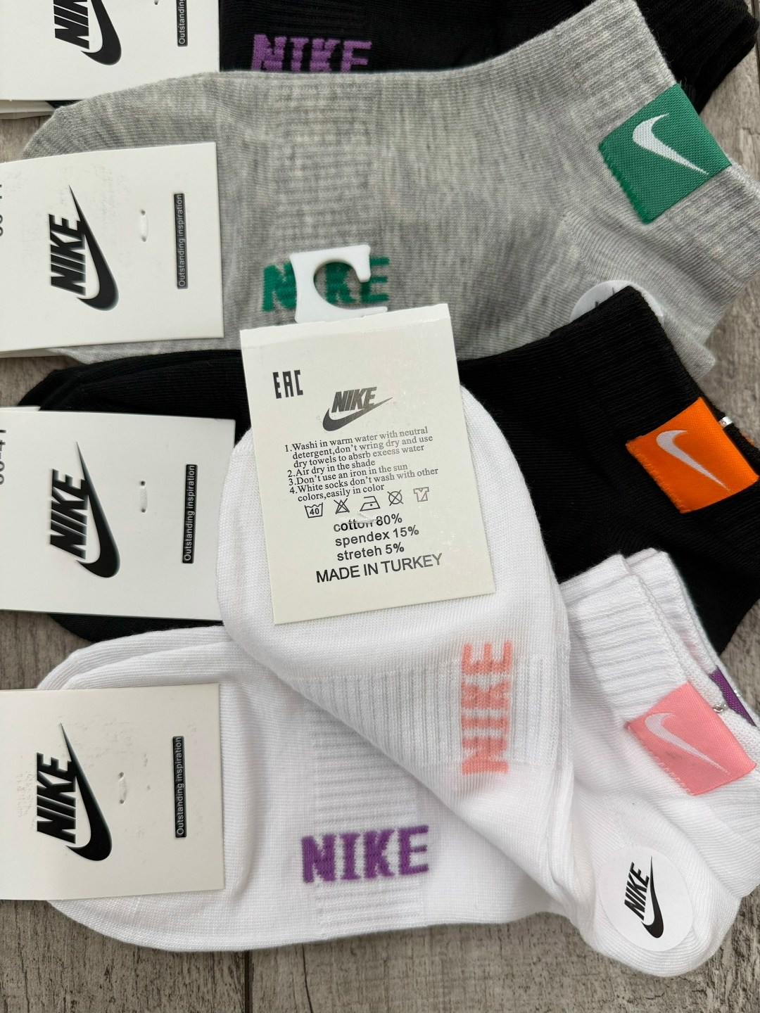 носки женские nike,комплект носков женских nike sport socks белых 36-41,комплект носки женские,комплект носков nike,женские носки