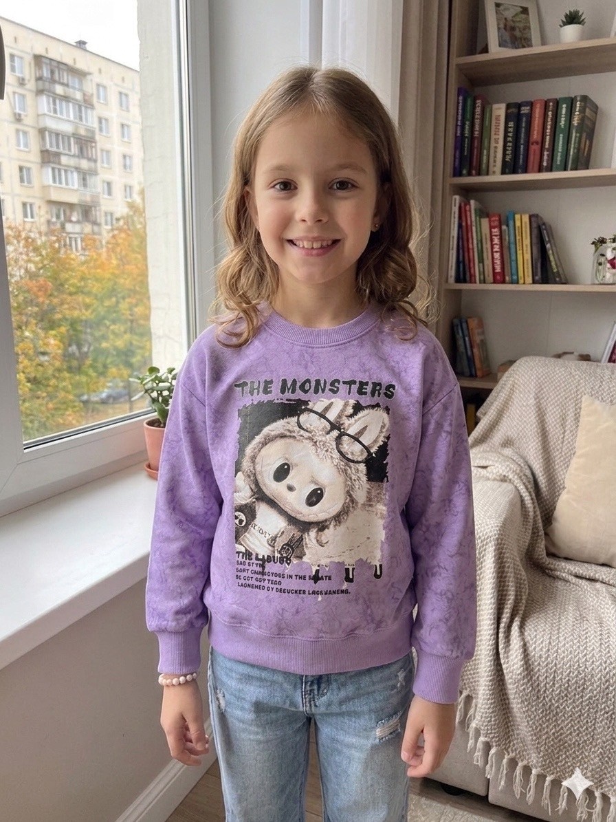 детский свитшот,cвитшот для девочки,свитшот детский из футера,свитшот из футера,свитшот для девочки детский