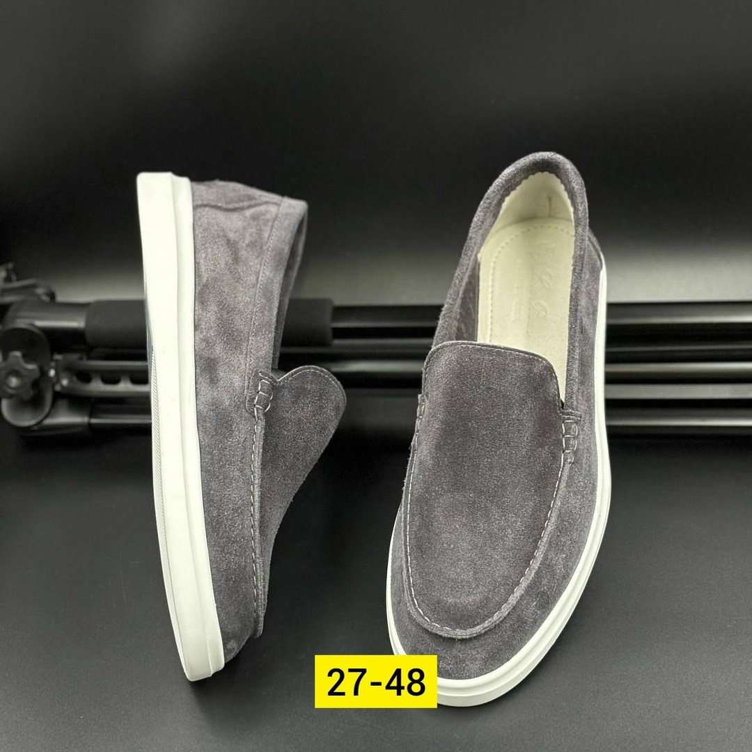 мужские замшевые лоферы,loro piana лоферы мужские,,мужские лоферы натуральная замша,мужские туфли лоферы серые с натуральной замши замшевые