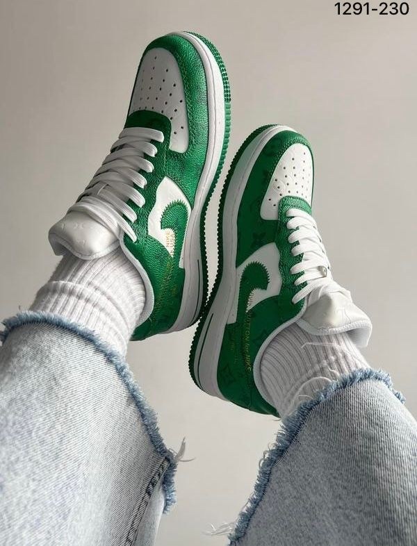 кроссовки,nike air force 1 low,кросcовки nike air force 1,nike air force 1,зеленые кроссовки