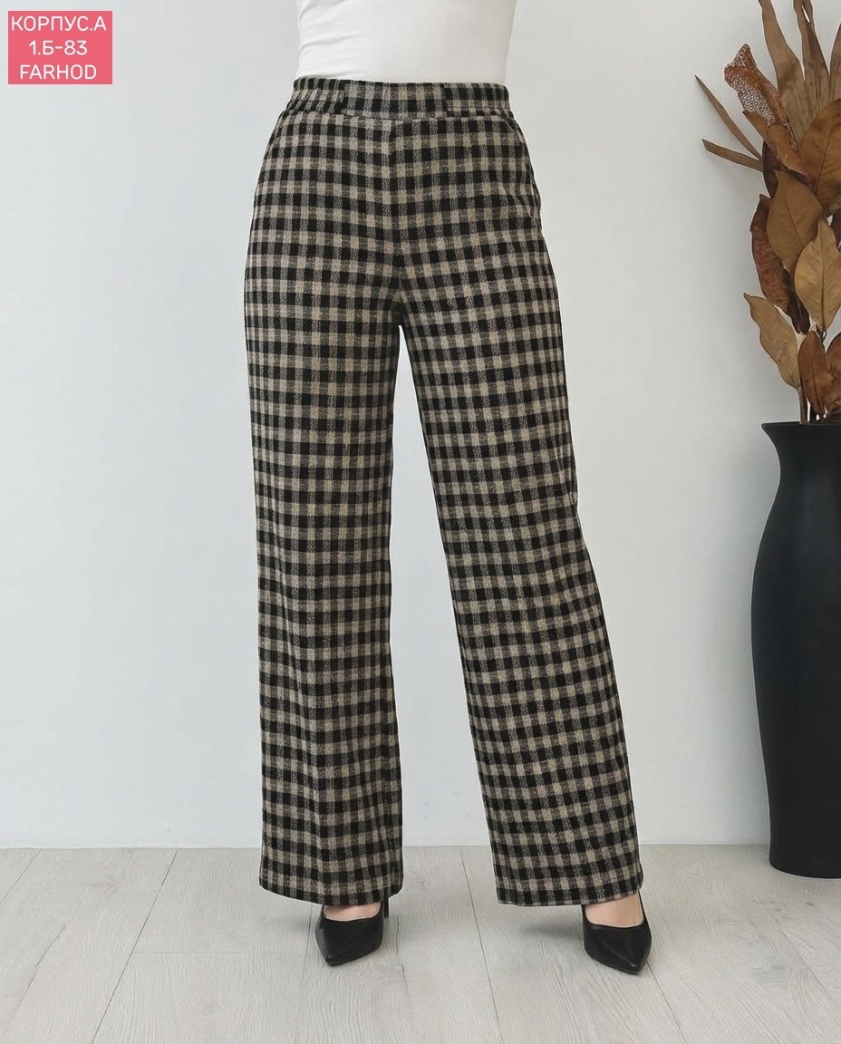 женские брюки,брюки жен,модные брюки,брюки в клетку,женские брюки в клетку
