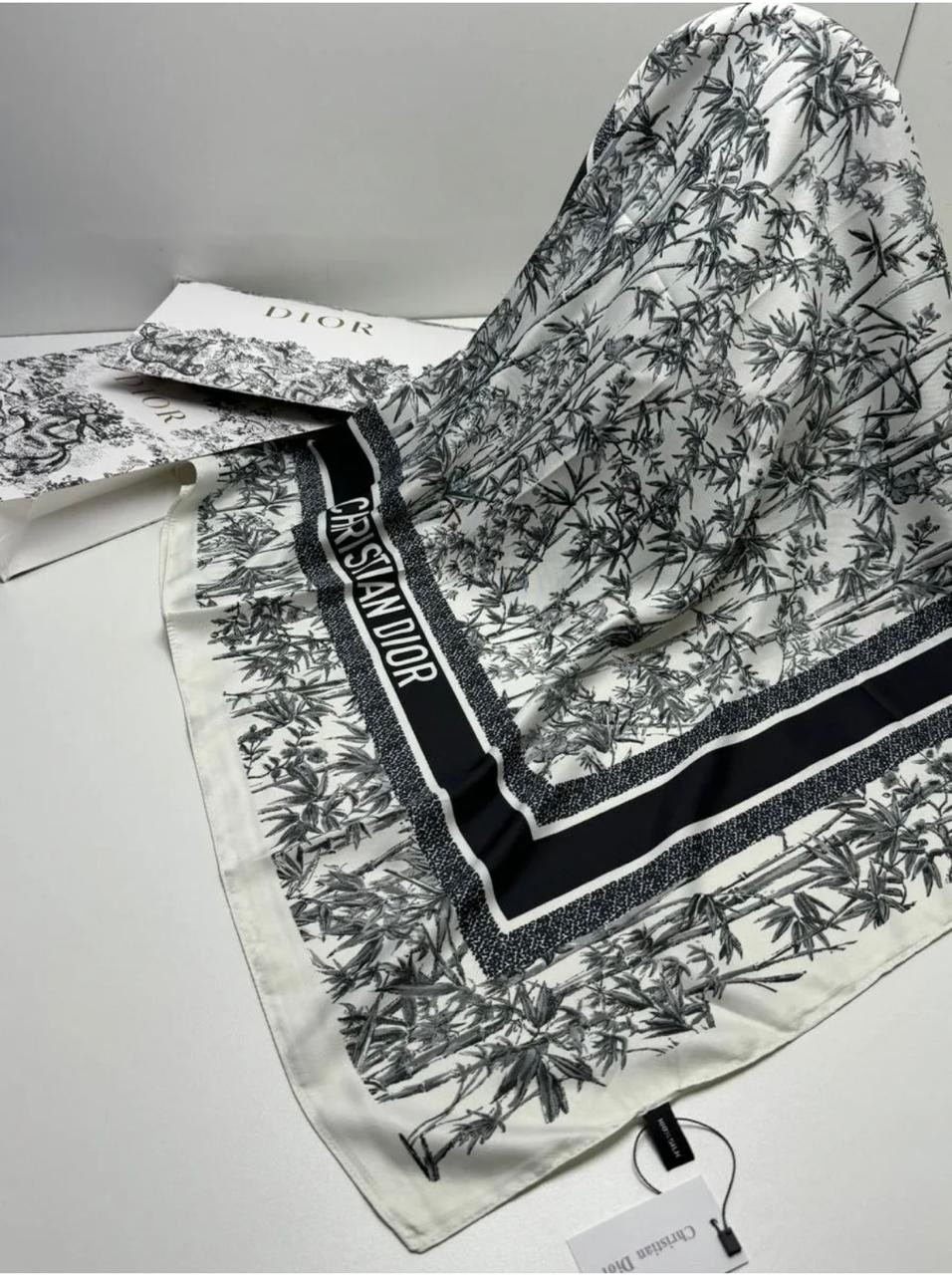 брендовый платок,платок диор,платок женский,платок диор оригинал,шелковый платок