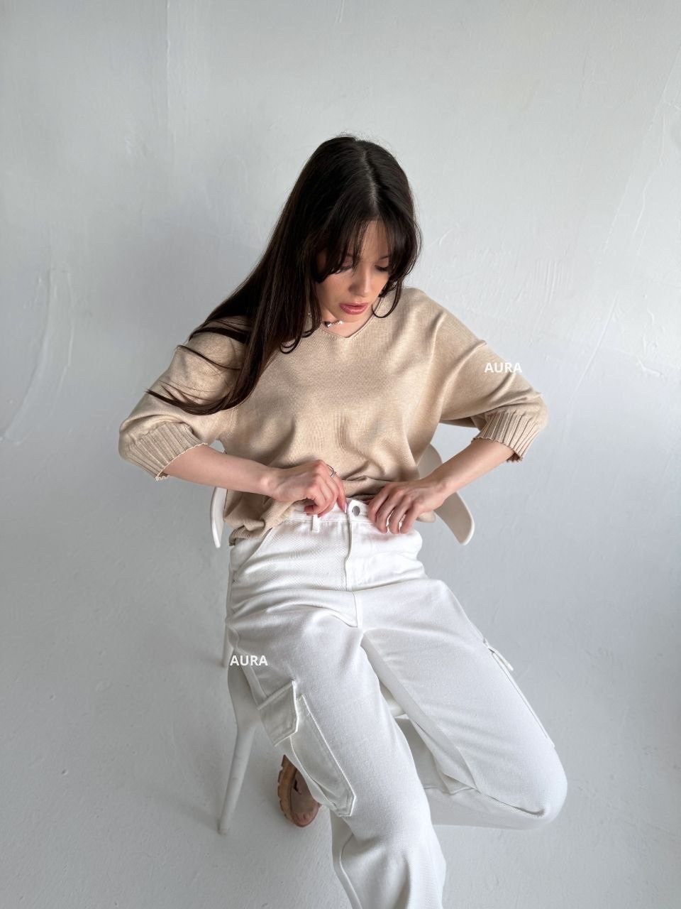 джемпер,джинсы повседневные,джемпер оверсайз,женские брюки,белые брюки